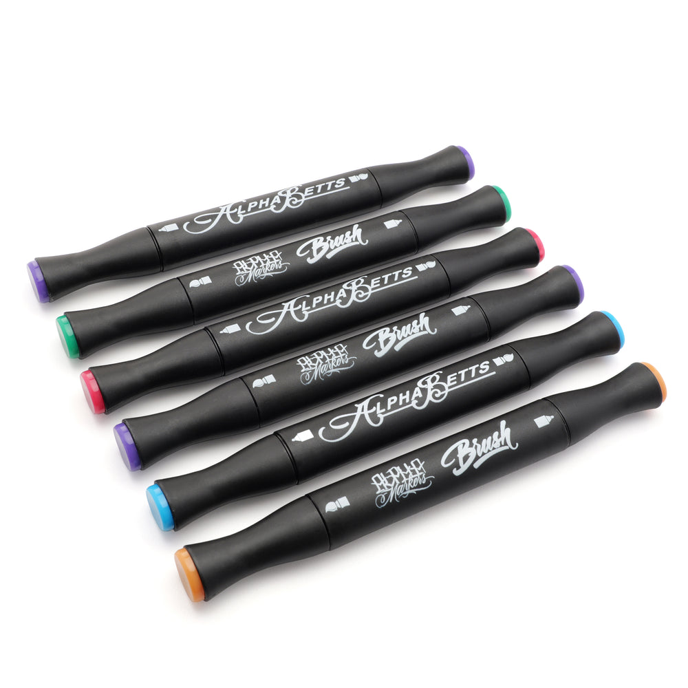 Alpha Betts 2.0 Brush & Bullet Combo Markers Eikon Tattoo Supplies