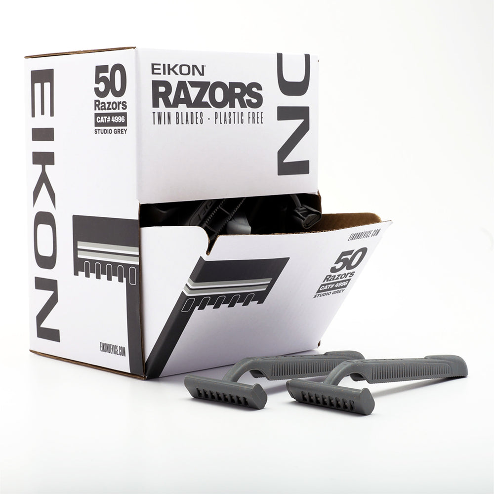 EIKON Razors 50pk - Studio Grey - Tattoo Supplies