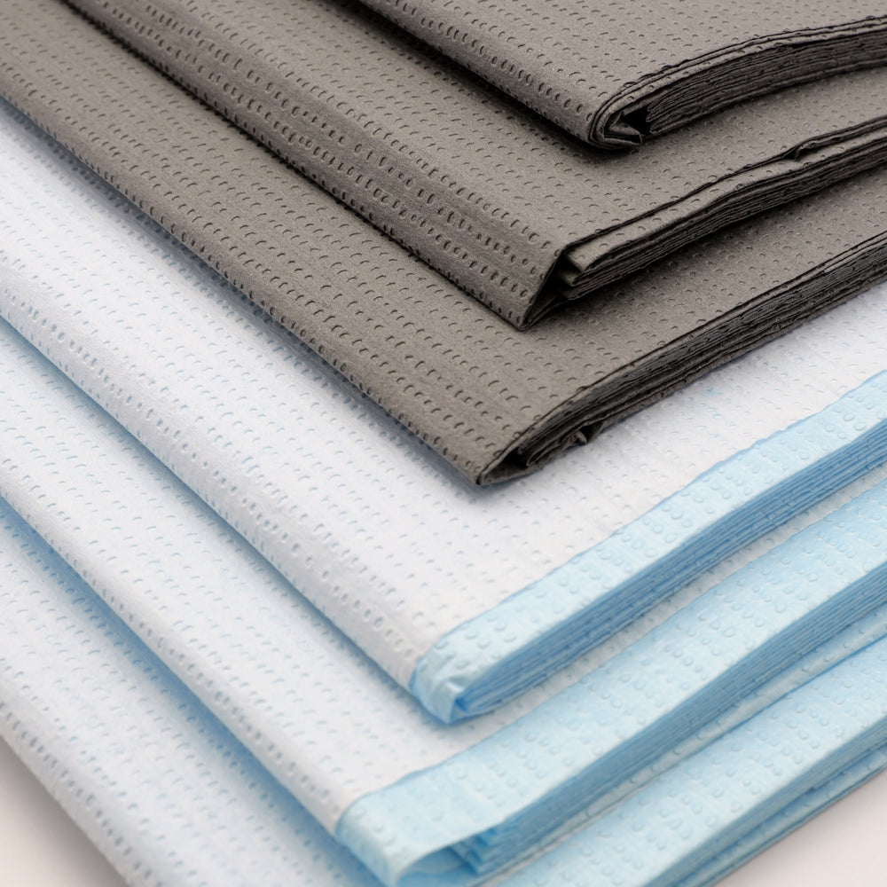 Eikon Studio-Grey & Medical Blue Drape Sheets Canada's Tattoo Supply Store