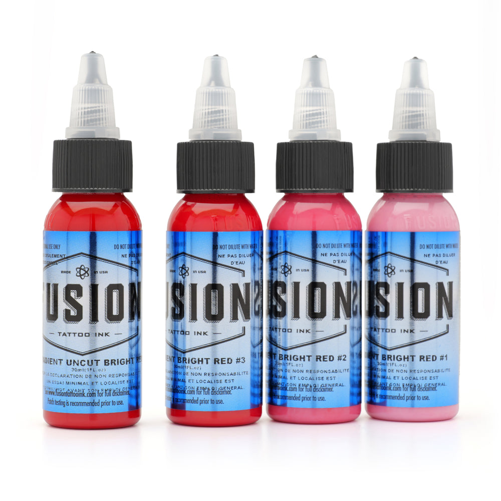 FUSION INK _ Gradient System - BRIGHT RED SET