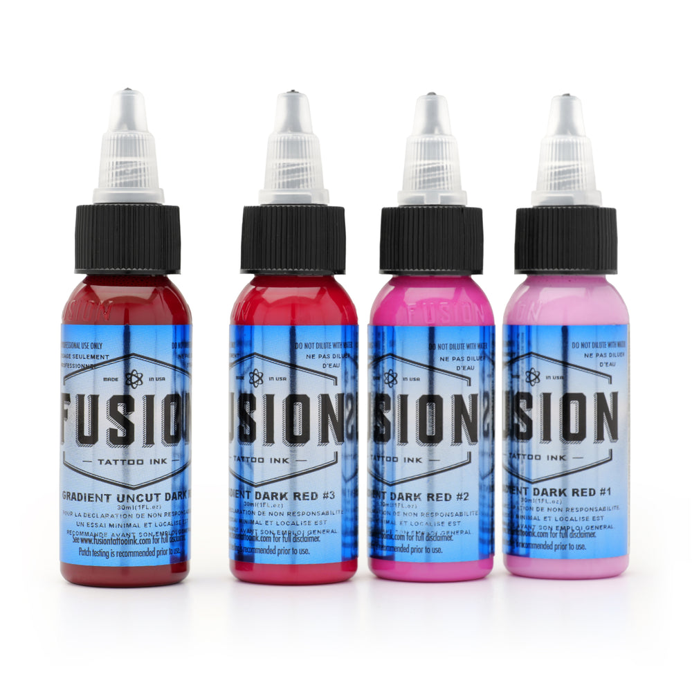 FUSION INK _ Gradient System - DARK RED SET