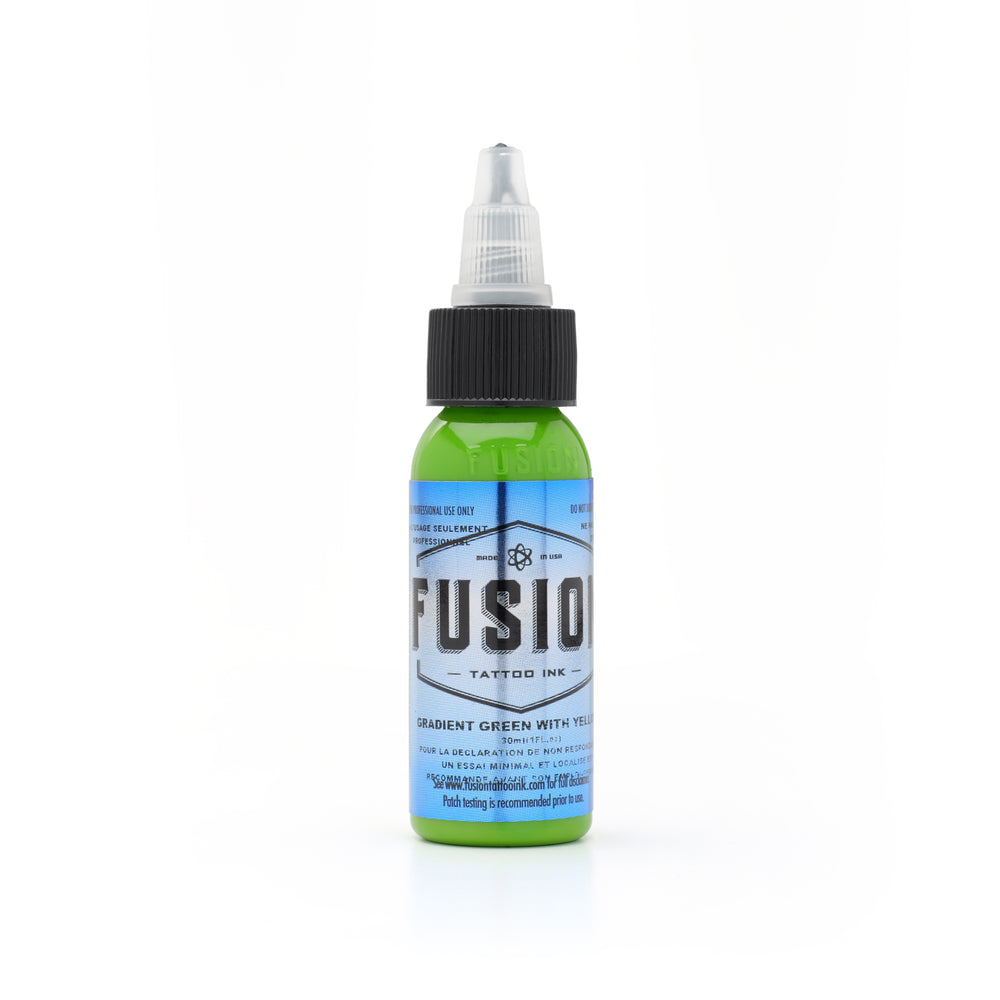FUSION INK _ Gradient System - GREEN w YELLOW #1