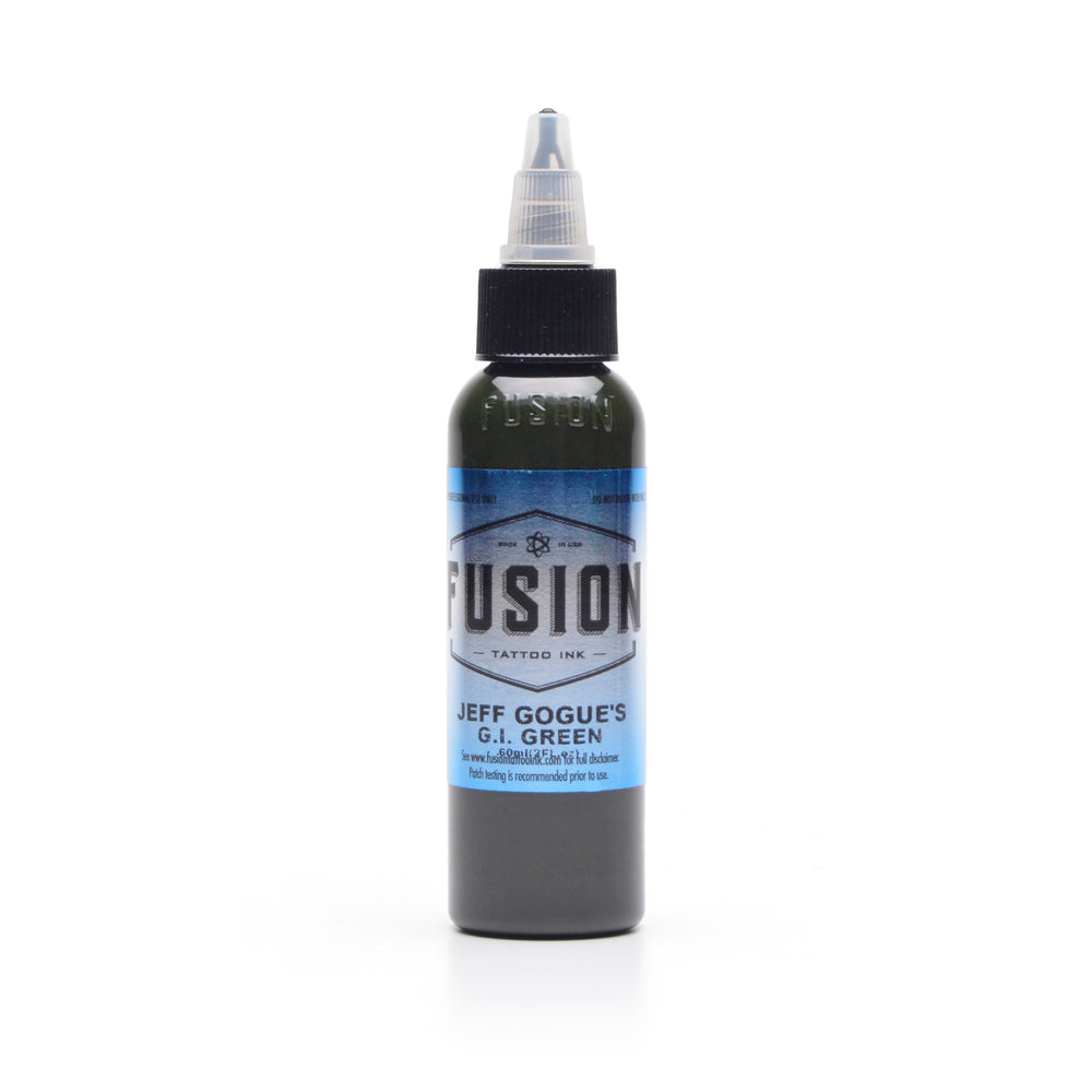 fusion ink jeff gogue g i green - Tattoo Supplies