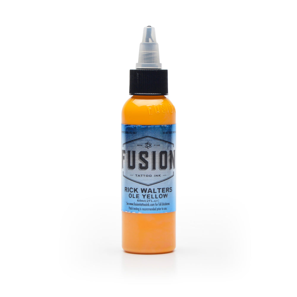 fusion ink rick walters ole yellow 2 oz - Tattoo Supplies