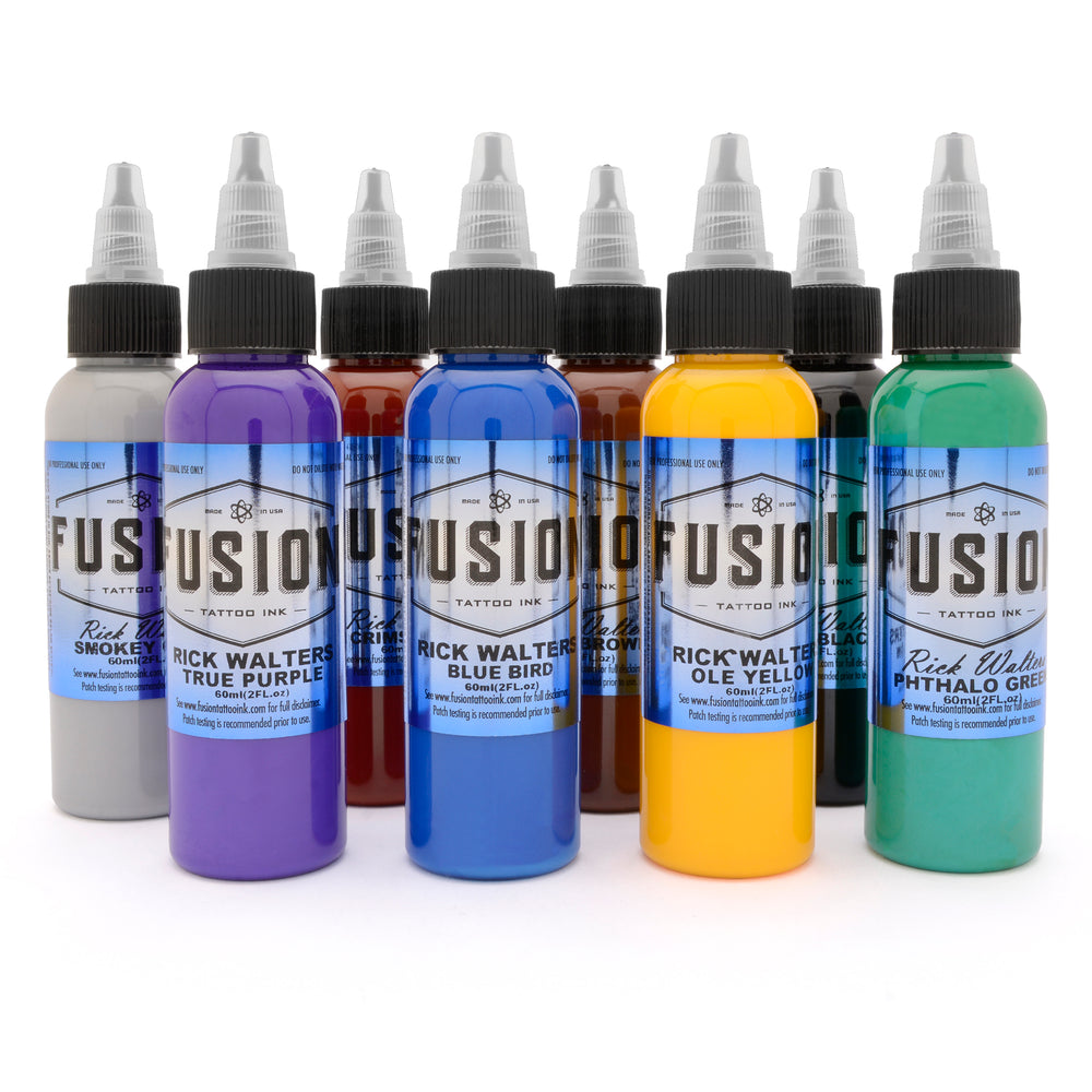 fusion ink rick walters signature palette - Tattoo Supplies