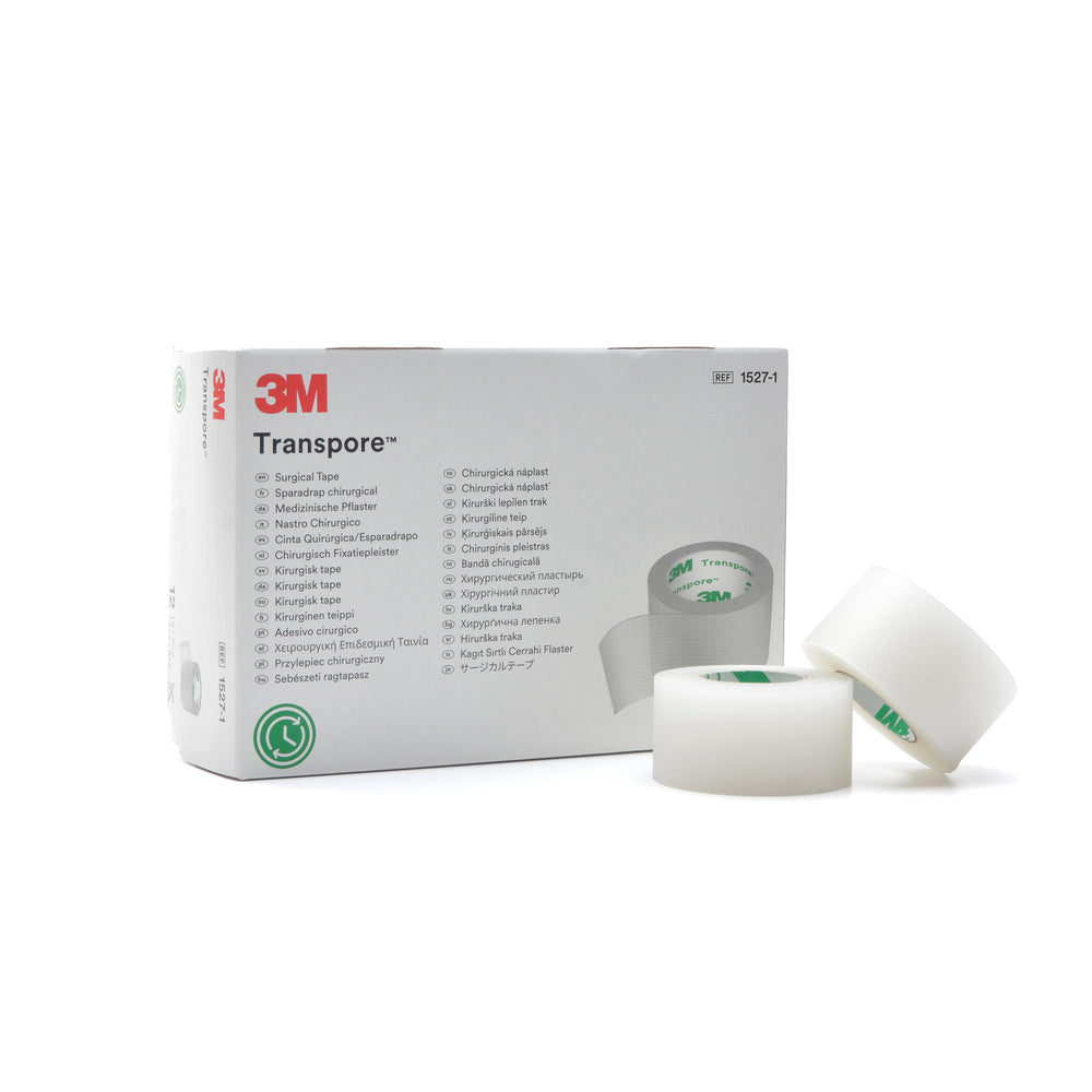 3m transpore transparent tape 1 inch - Tattoo Supplies