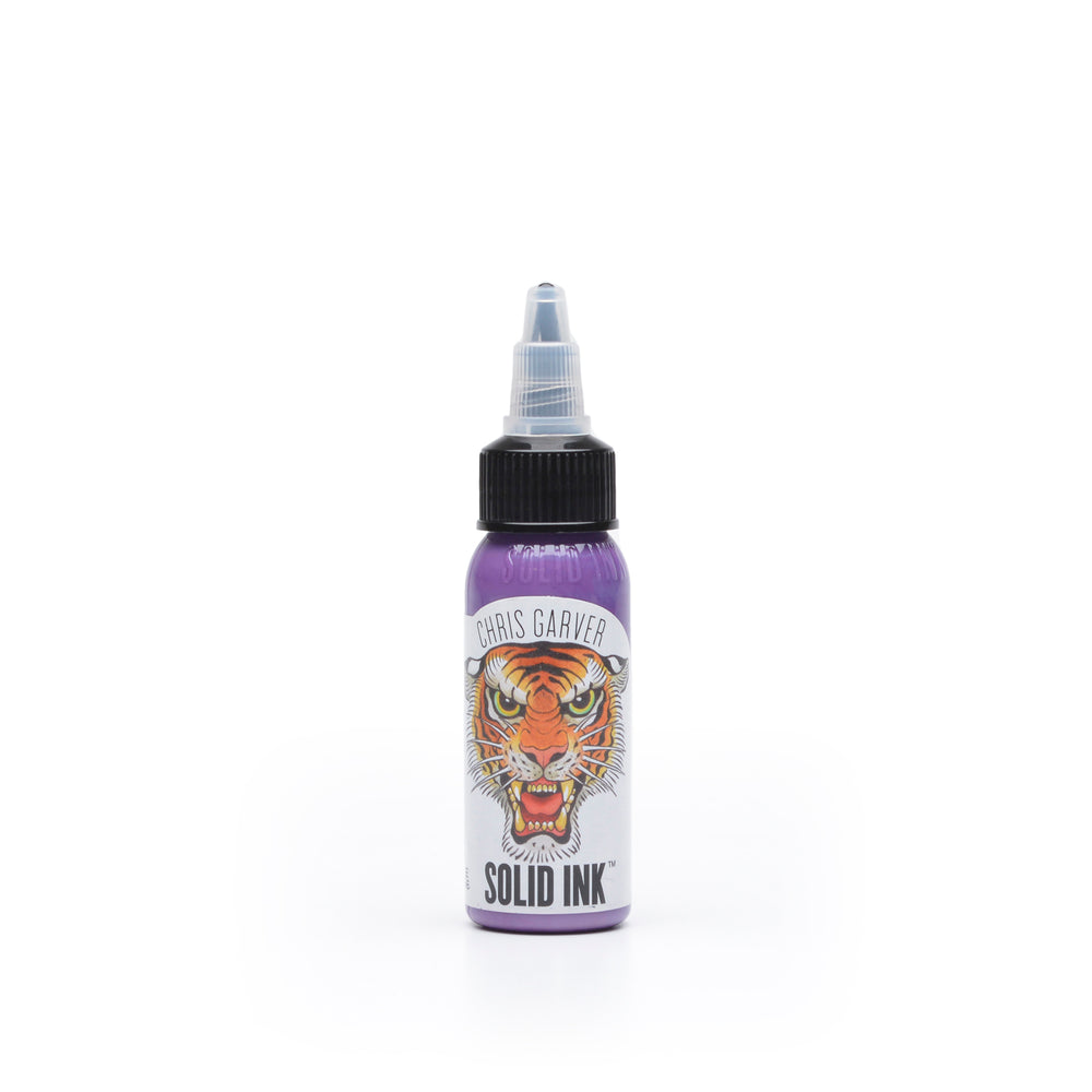 solid ink chris garver dirty purple 1 oz - Tattoo Supplies