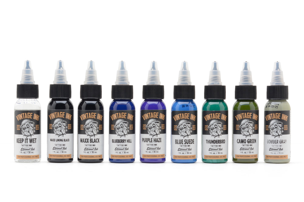 eternal ink vintage ink set 1 oz - Tattoo Supplies