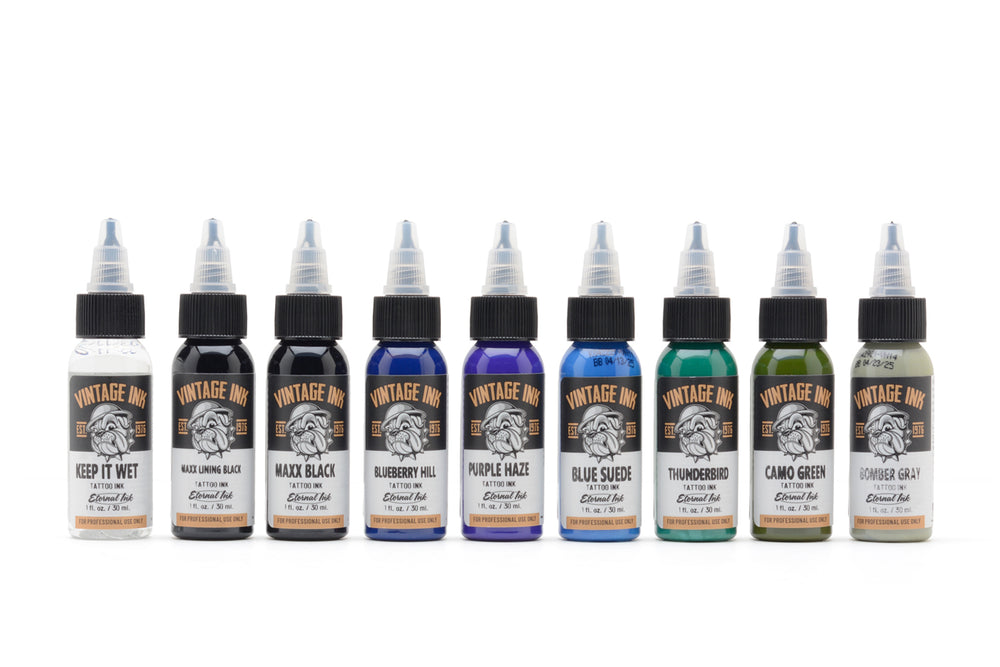 eternal ink vintage ink set 1 oz - Tattoo Supplies