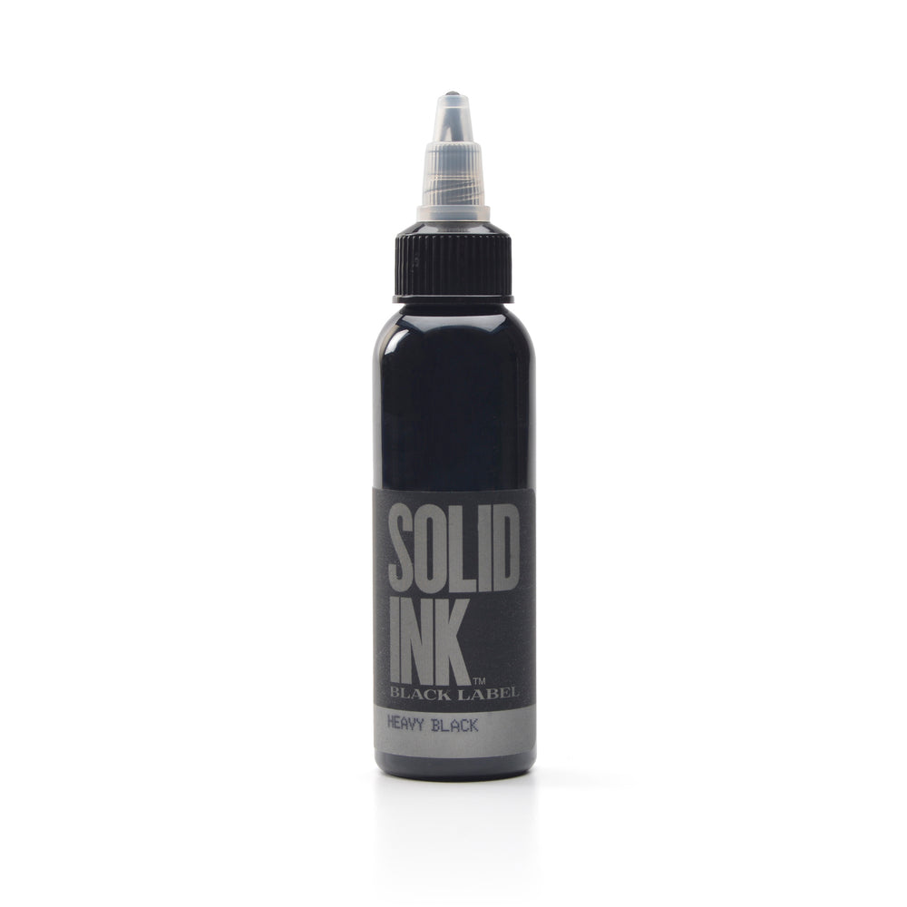 SOLID INK | Black Label Grey Wash Heavy Black Tattoo Supplies