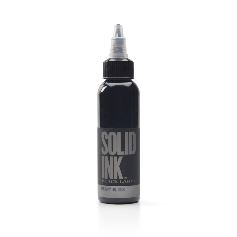 SOLID INK | Black Label Grey Wash Heavy Black Tattoo Supplies 