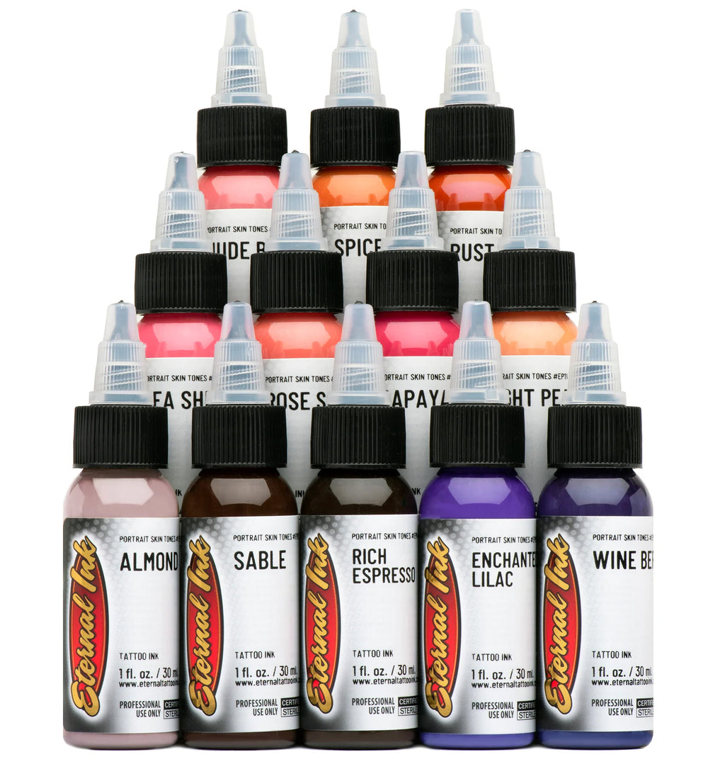eternal ink portrait skin tones set - Tattoo Supplies