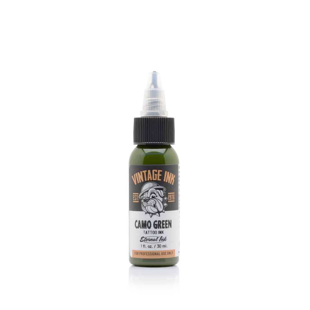 eternal ink vintage ink camo green - Tattoo Supplies