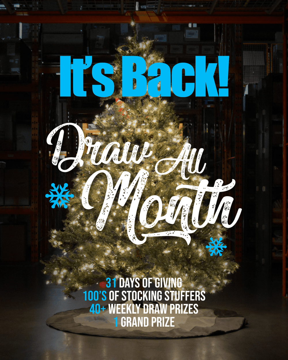 IT’S BACK! Draw All Month is Here...