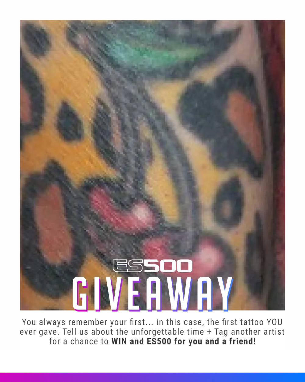 ES500 Giveaway – You always remember your first...