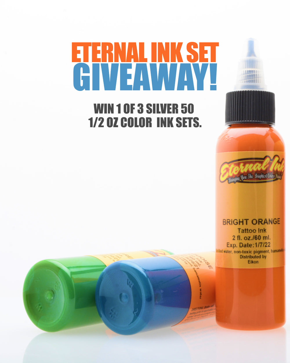 Enter to Win 1 of 3 Eternal Ink Silver 50 Sets.