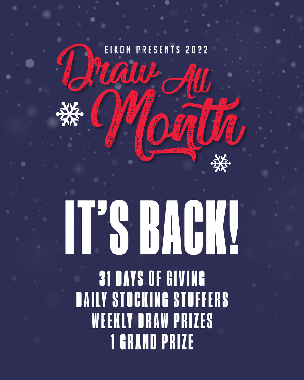 Draw all Month Returns December 1st