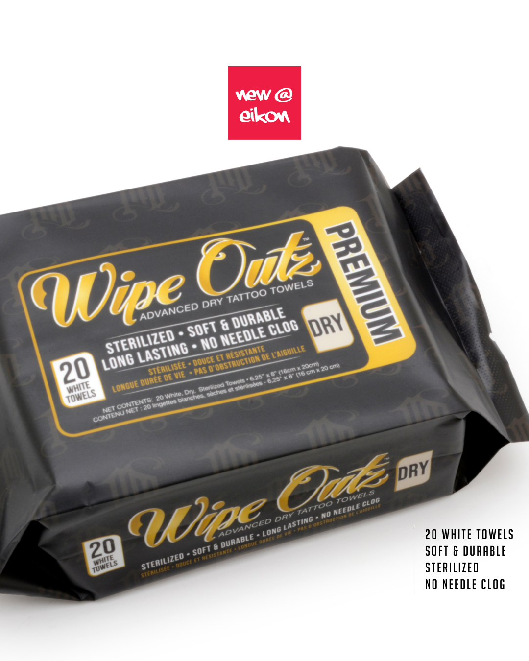 Wipe Outz™ Premium Dry Tattoo towels - Made for Demanding Tattoo Artists