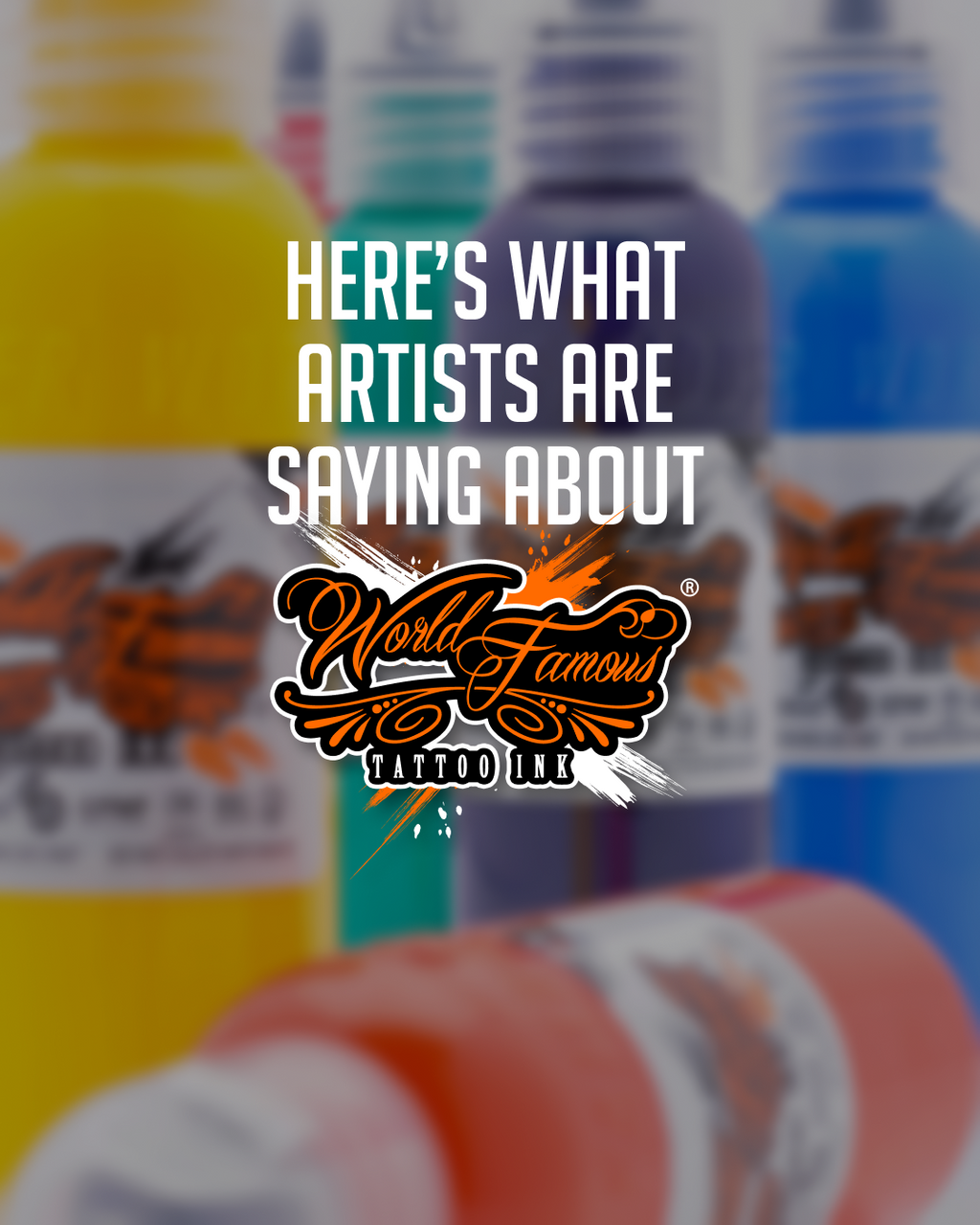 Artists are talking about World Famous Ink... Here is what they are saying!