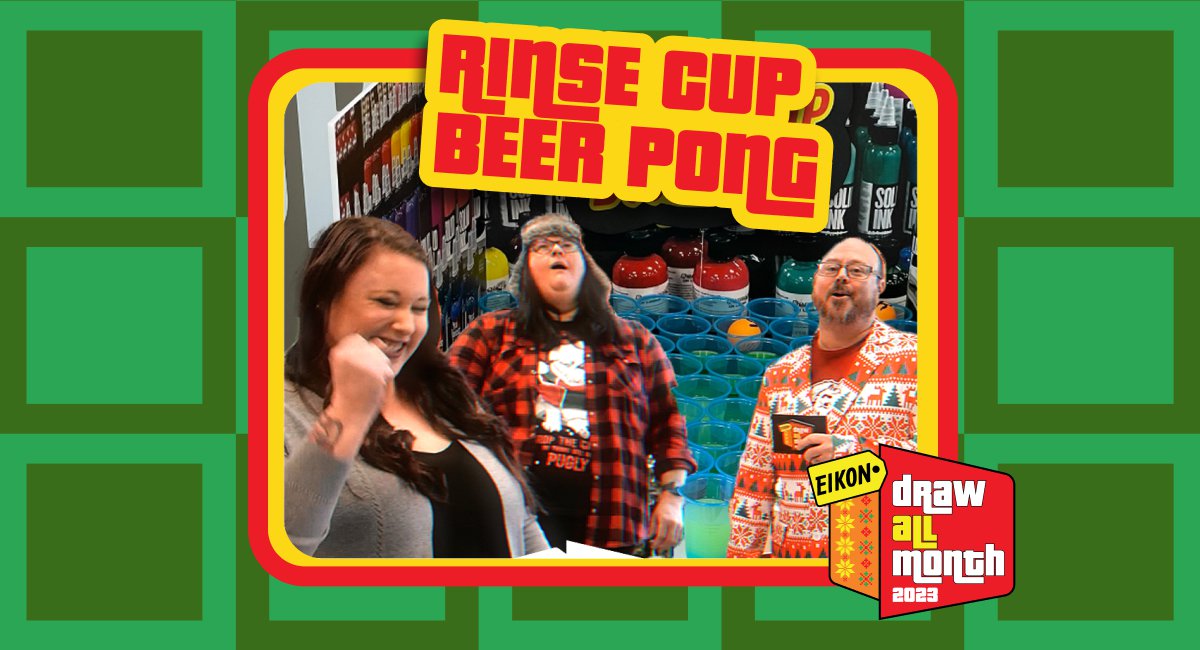 Rince Cup Beer Pong? It must be Monday...
