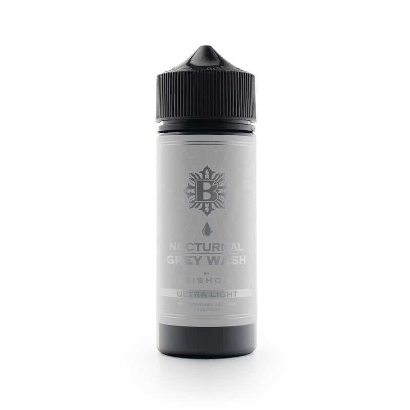 BISHOP | Nocturnal Ink - Ultra Light Grey Wash created by eternal ink. Sold at Eikon device Your canada tattoo supply store