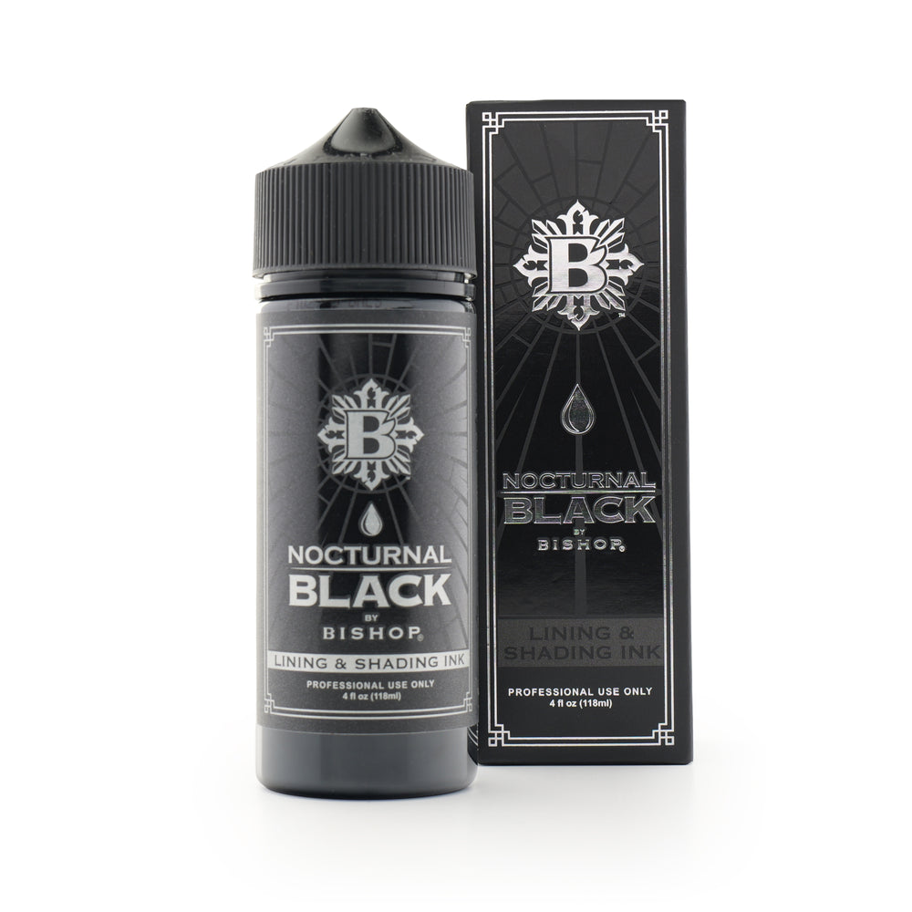 BISHOP | Nocturnal Ink - Lining & Shading Black created by eternal ink. Sold at Eikon device Your canada tattoo supply store