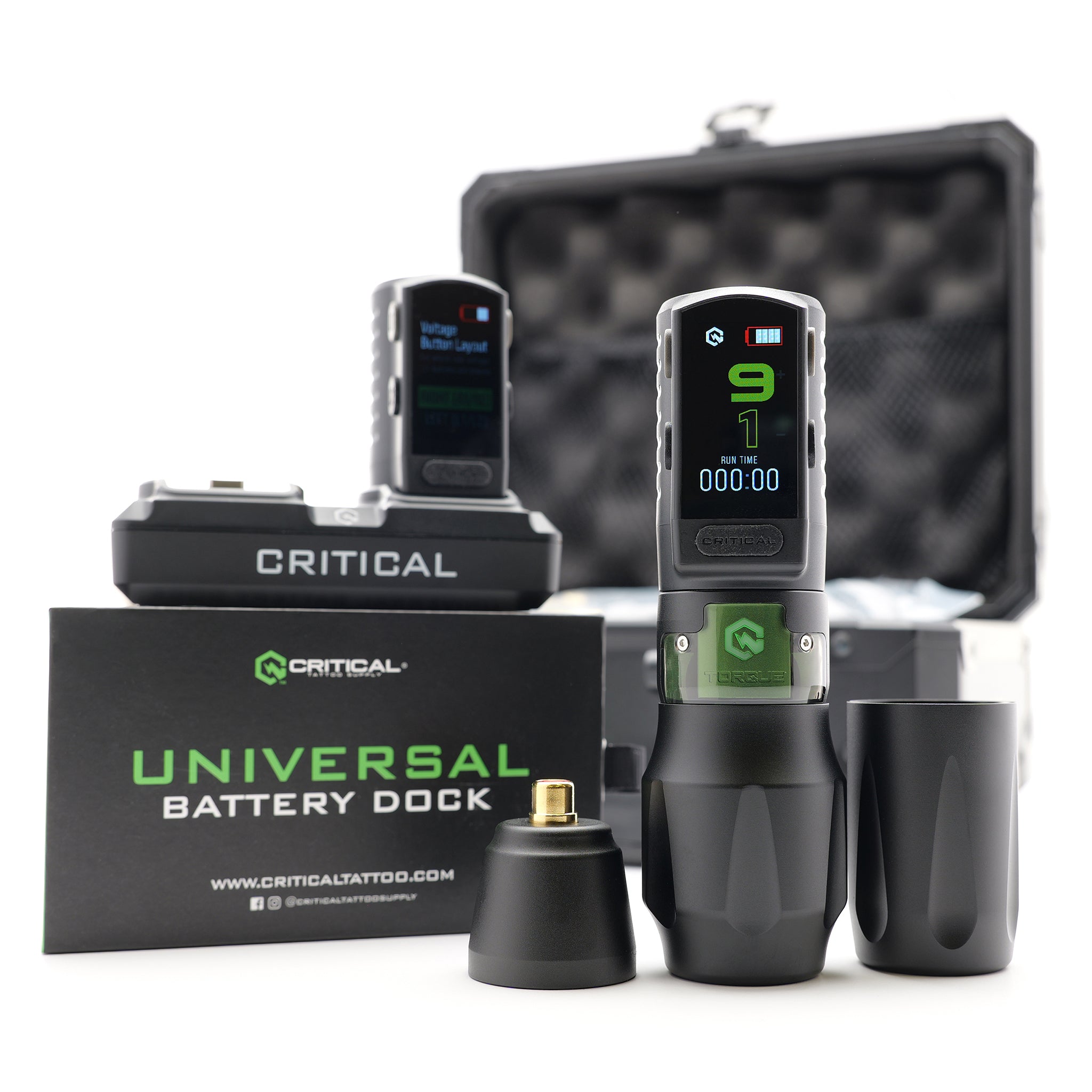 Critical Torque Tattoo Pen & Battery Pack Full Set – Eikon Tattoo