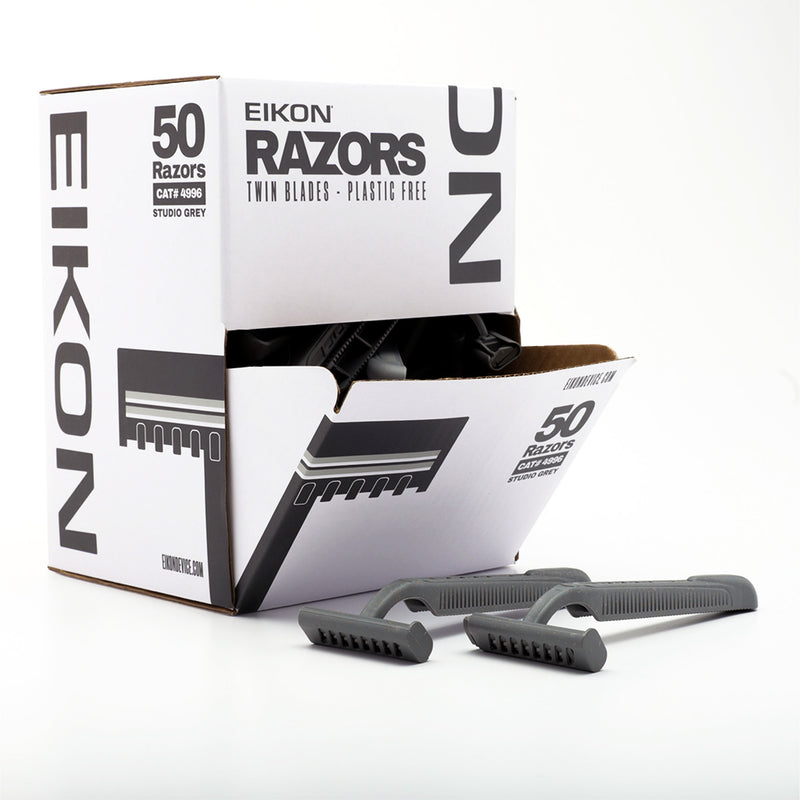 EIKON Razors 50pk - Studio Grey - Tattoo Supplies
