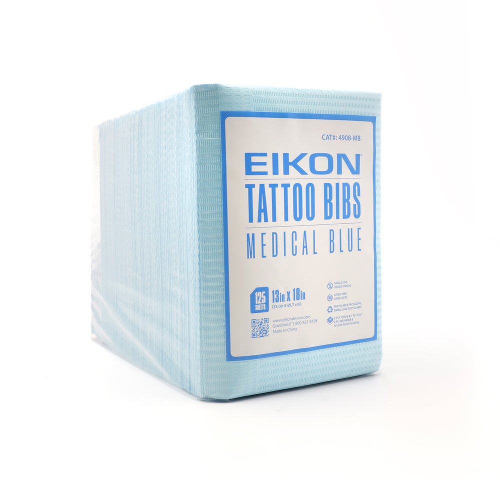 Eikon Medical Blue Tattoo Bibs Canada's Tattoo Supply Store  - Workstation setup