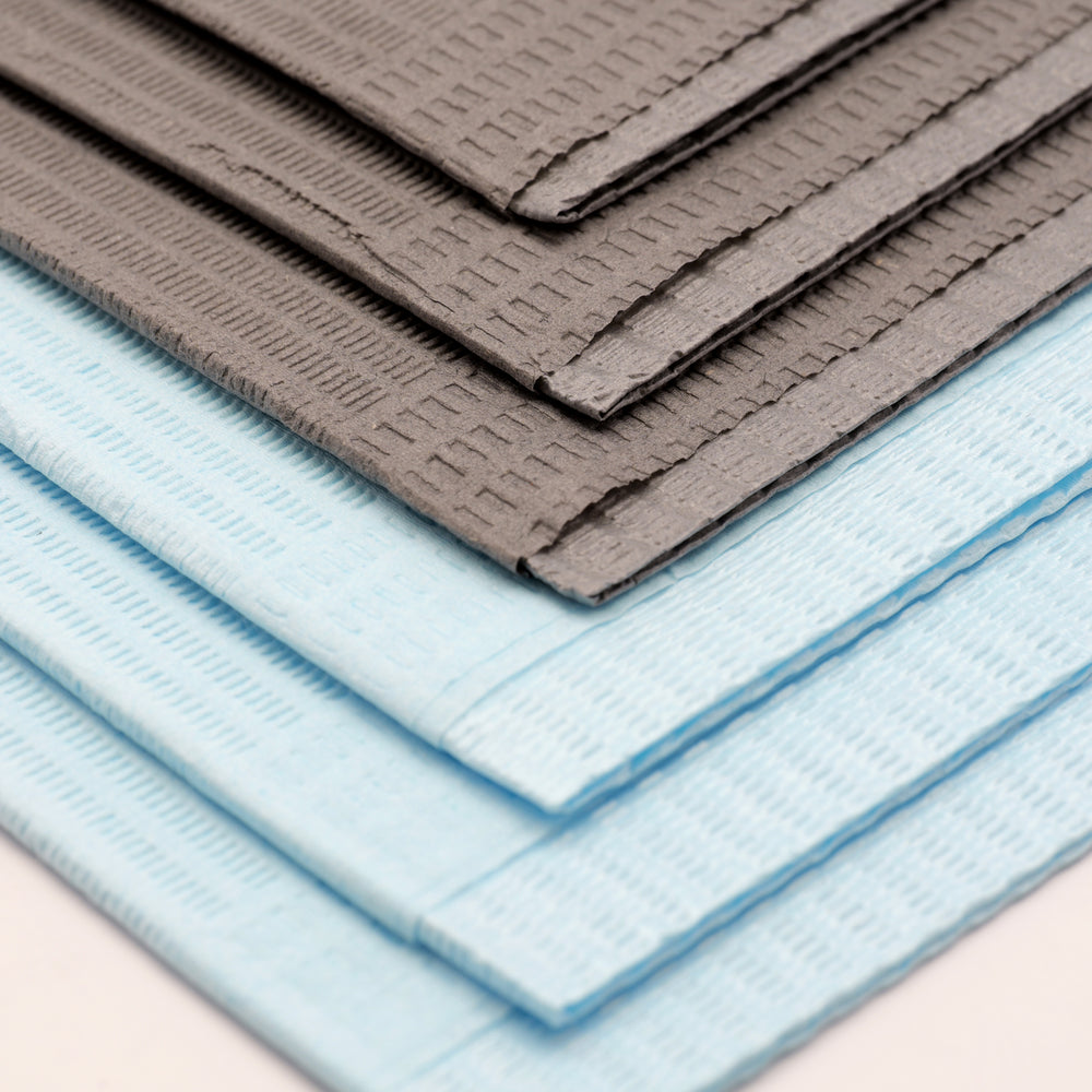 Eikon Studio-Grey & Medical Blue Tattoo Bibs Canada's Tattoo Supply Store 