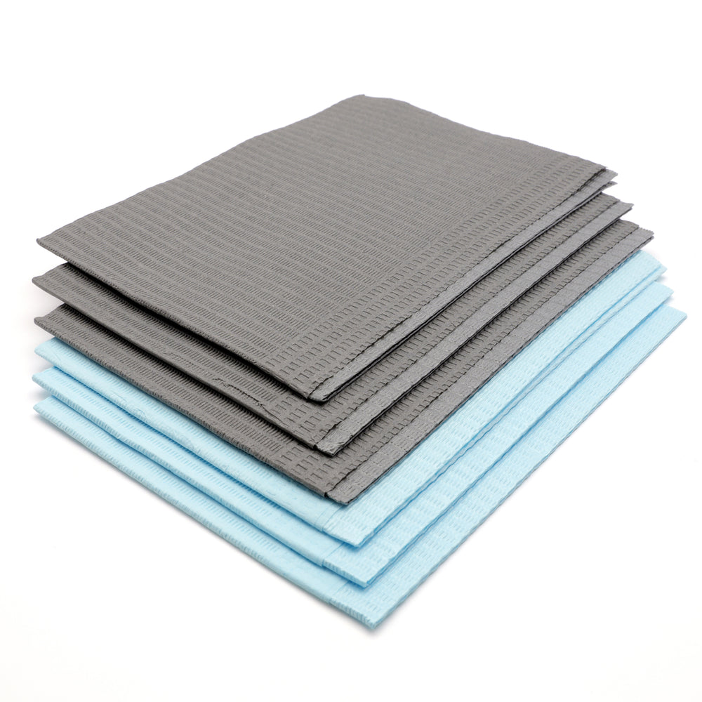 Eikon Studio-Grey & Medical Blue Tattoo Bibs Canada's Tattoo Supply Store 