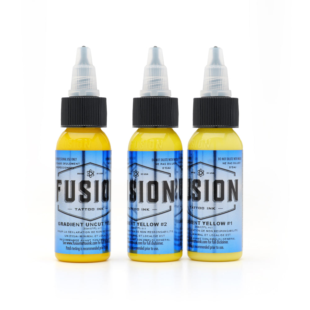 FUSION INK _ Gradient System - YELLOW SET