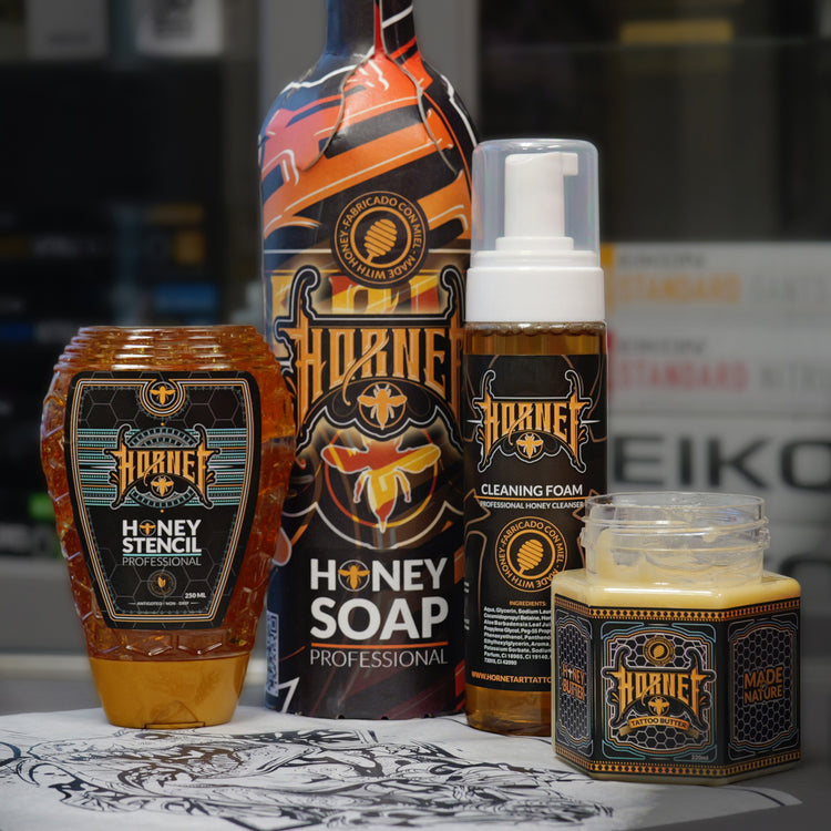 Hornet Stencil - Honey Soap and Cleaning foam