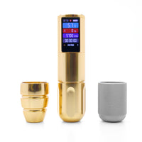  INKLAB T7 MAX Gold Tattoo Pen - Eikon Device - Tattoo Supplies - Canada's Tattoo Supply Store