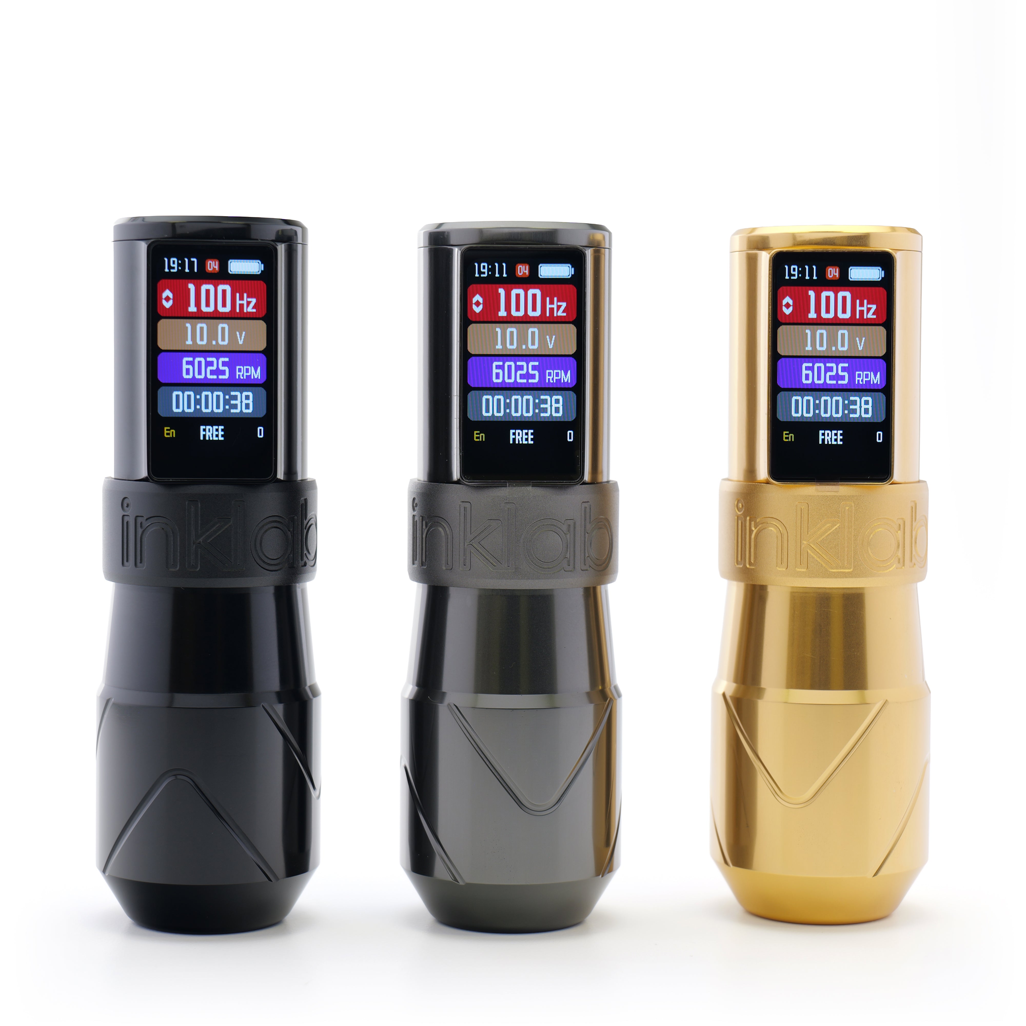 INKLAB T7 Max Wireless Adjustable Stroke Tattoo Machine with Voice