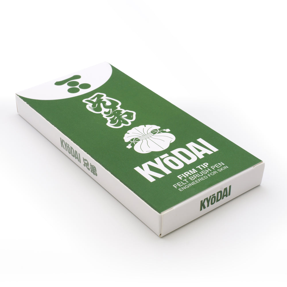 Kyodai Japanese brush markers also known as a fudepen (筆ペン) - EIKONDEVICE Canada's Tattoo Supply Store
