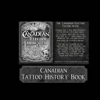 The Canadian Electric Tattoo Scene" is a series of books dedicated to documenting Canada’s tattoo history meticulously curated by tattooist Ned Burwell.
