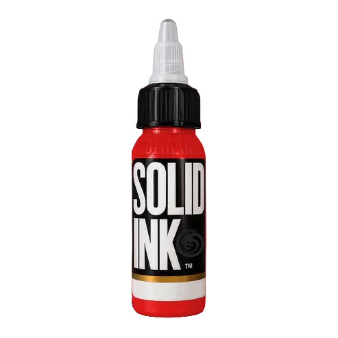 Solid Ink - Power Red | Professional Tattoo Ink – Eikon Tattoo Supply