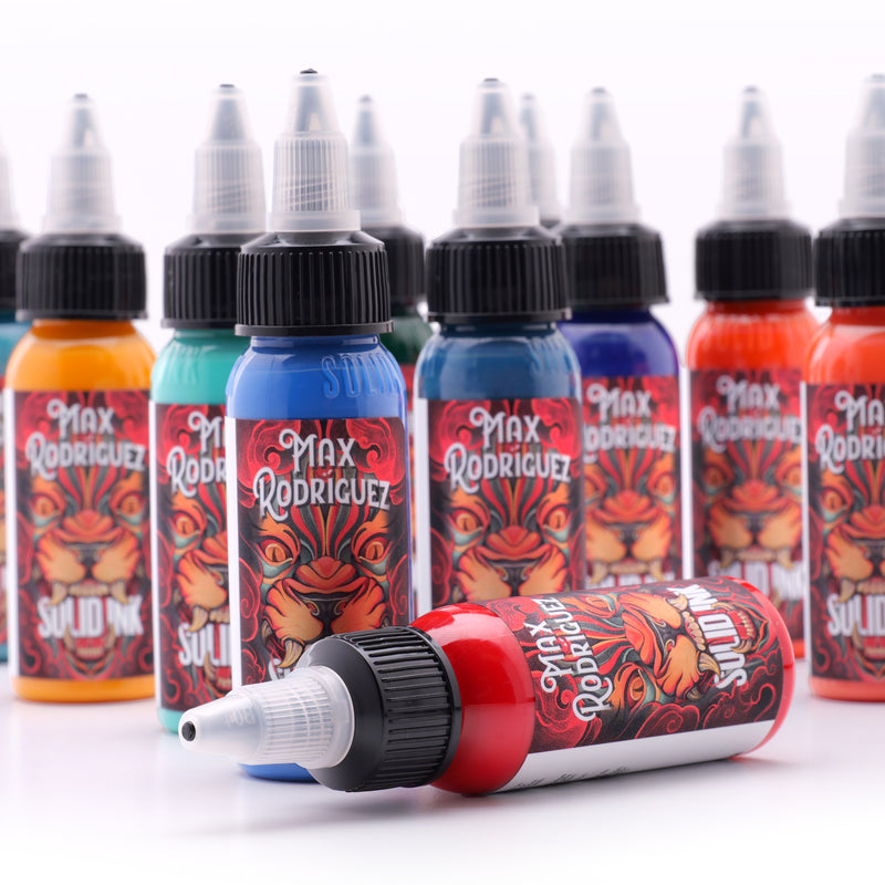World Famous Tattoo Ink 12 Color Primary Set 2