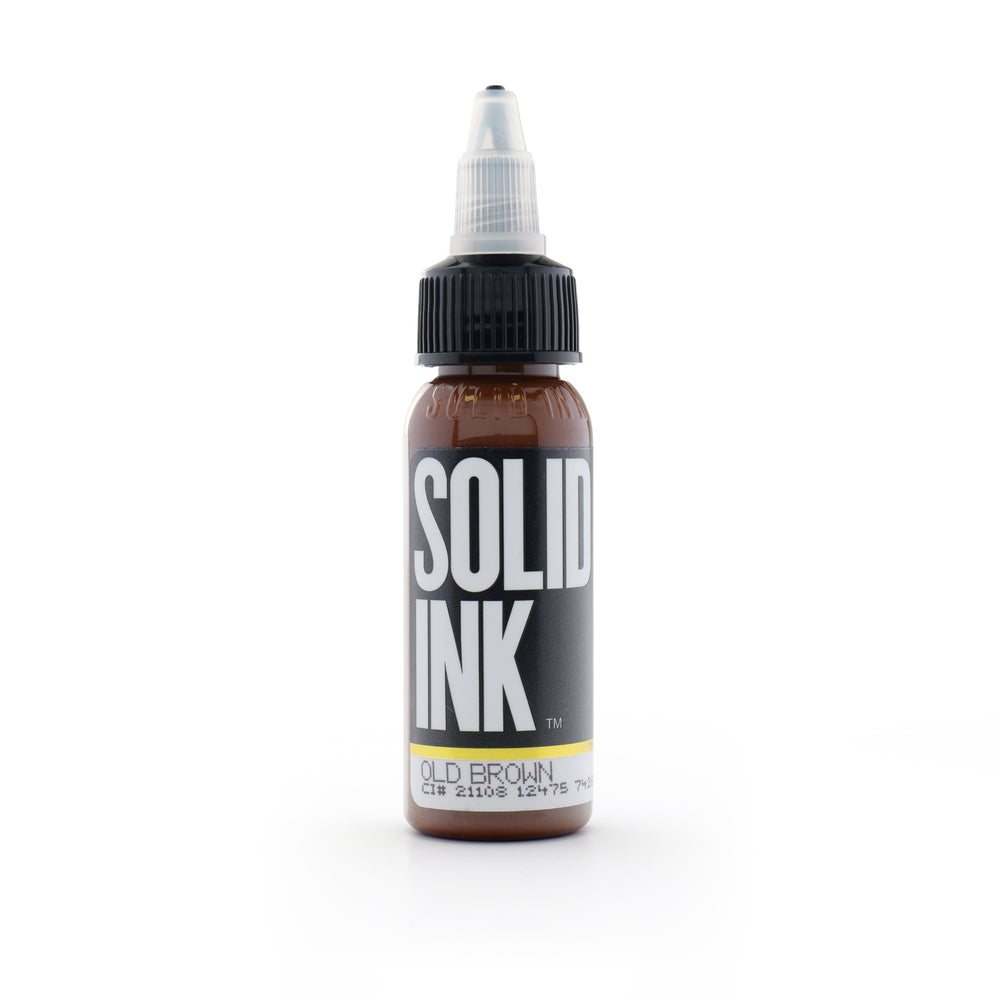 Solid Ink, Pigment Old Brown, Eikon device. Canada's Tattoo Supply Store