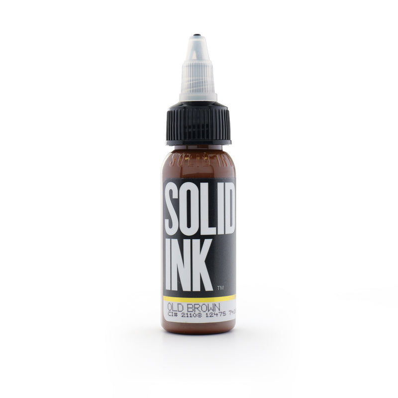 Solid Ink, Pigment Old Brown, Eikon device. Canada's Tattoo Supply Store