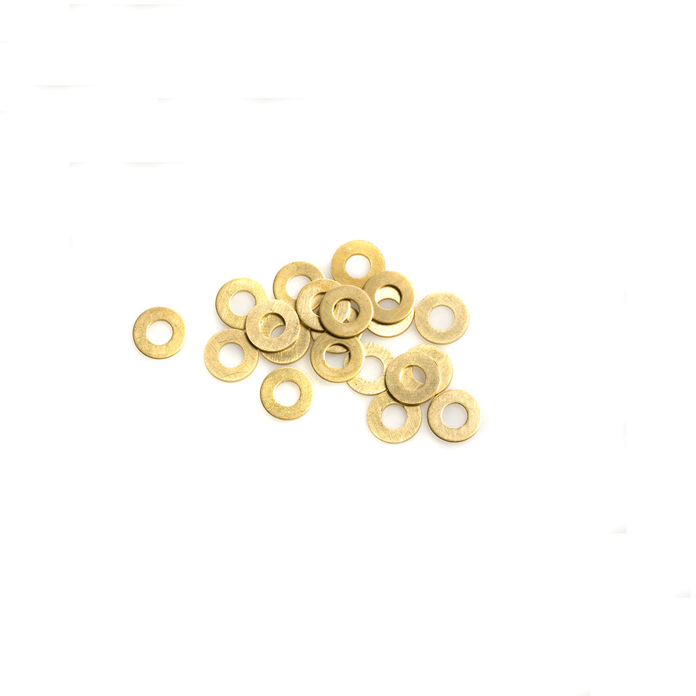 eikon flat washers 6 brass - Tattoo Supplies