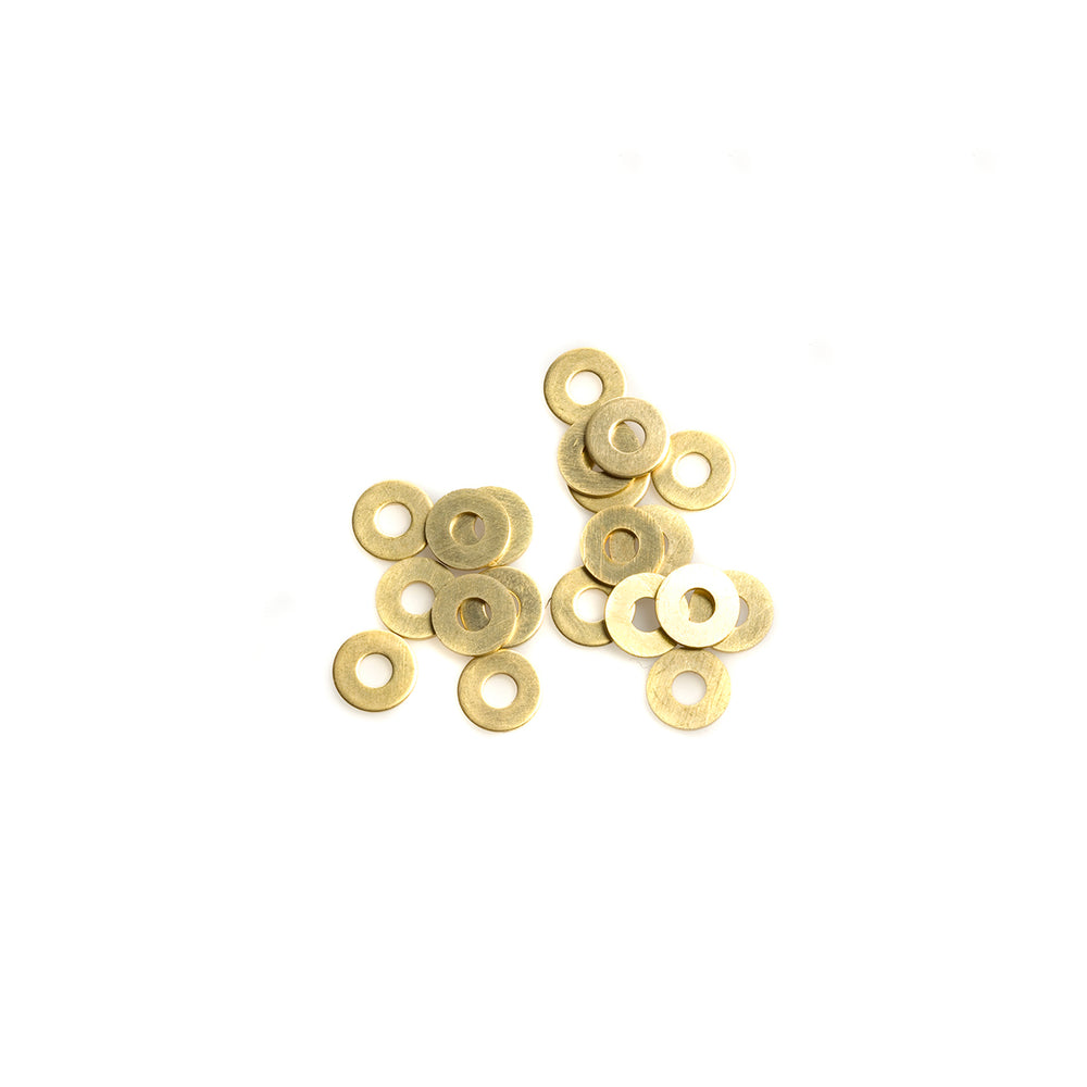 eikon flat washers 6 brass - Tattoo Supplies