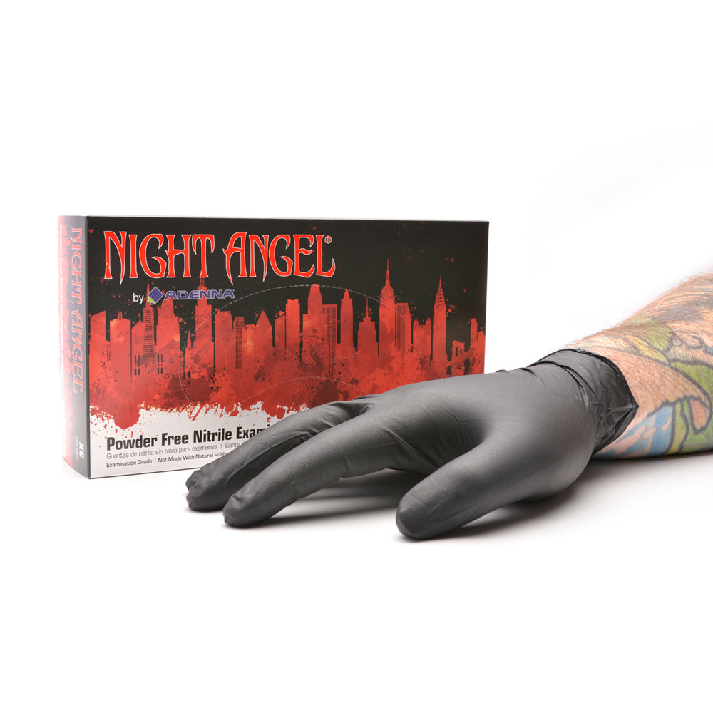 adenna night angel nitrile gloves - Tattoo Supplies