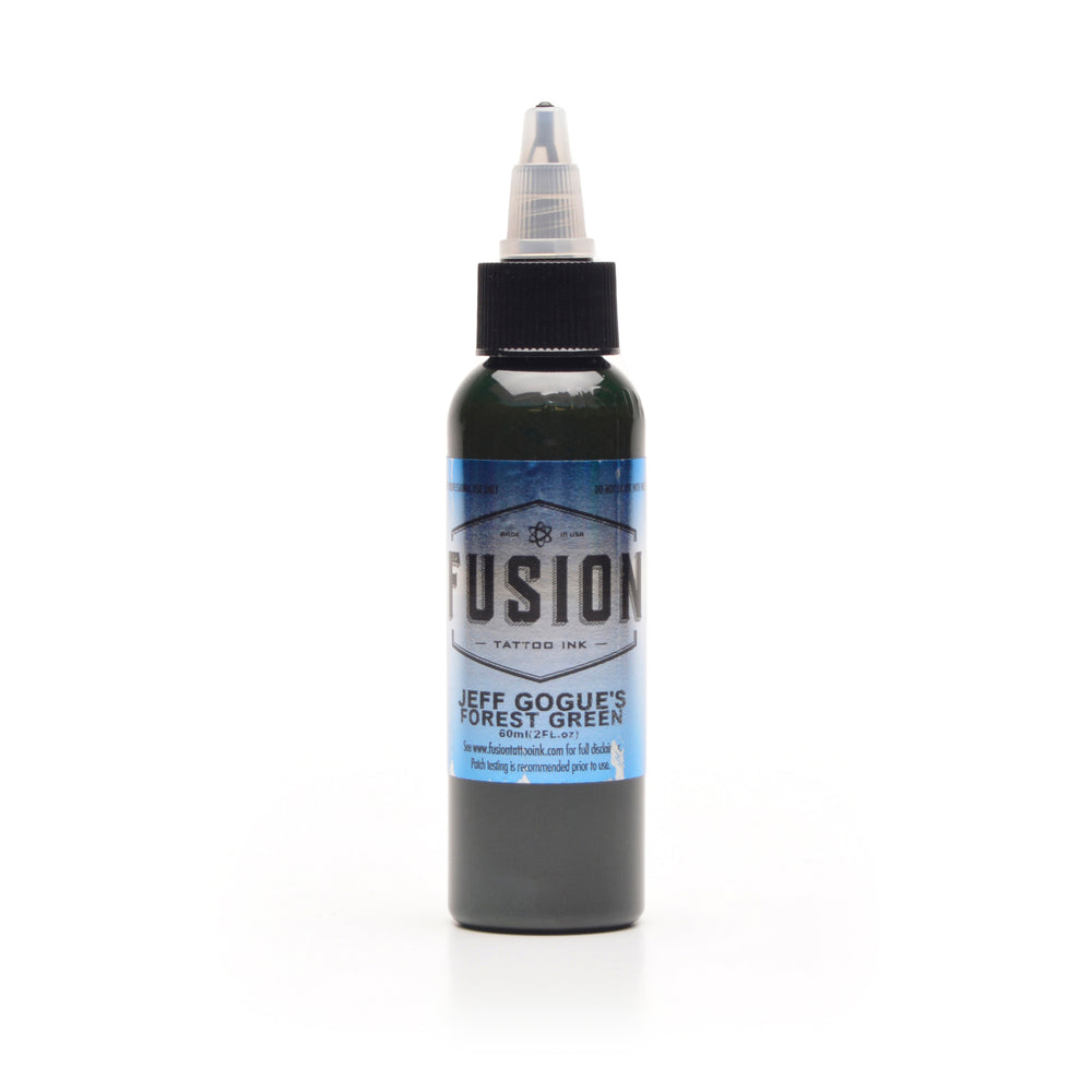 fusion ink jeff gogue forest green 2 oz - Tattoo Supplies
