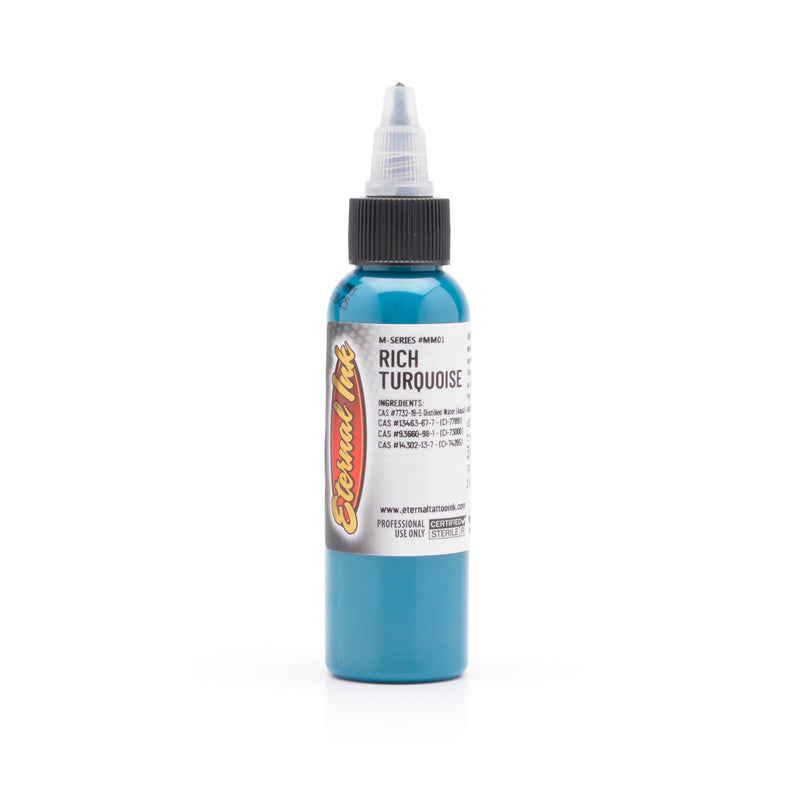 eternal ink m series rich turquoise - Tattoo Supplies