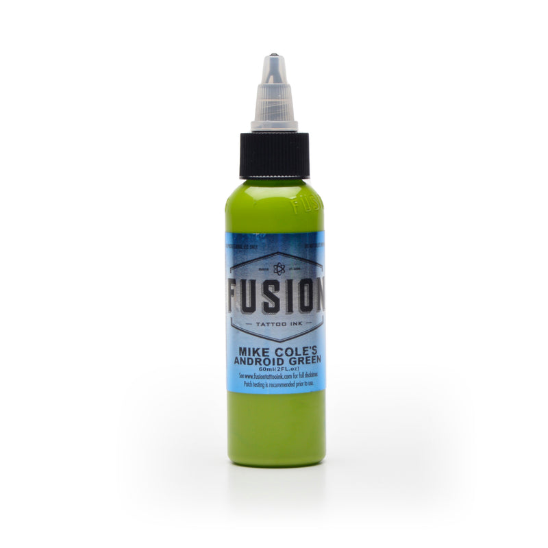 fusion ink mike cole android green - Tattoo Supplies