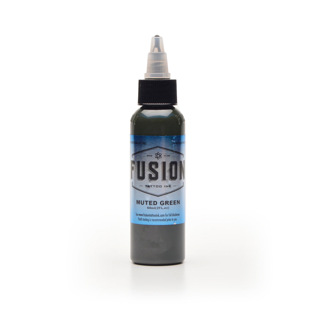 fusion ink muted color muted green - Tattoo Supplies