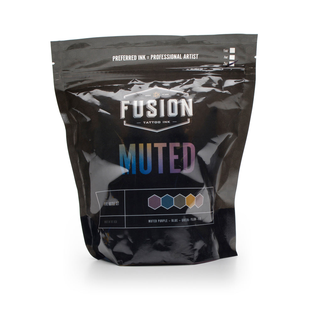 fusion ink muted color set - Tattoo Supplies
