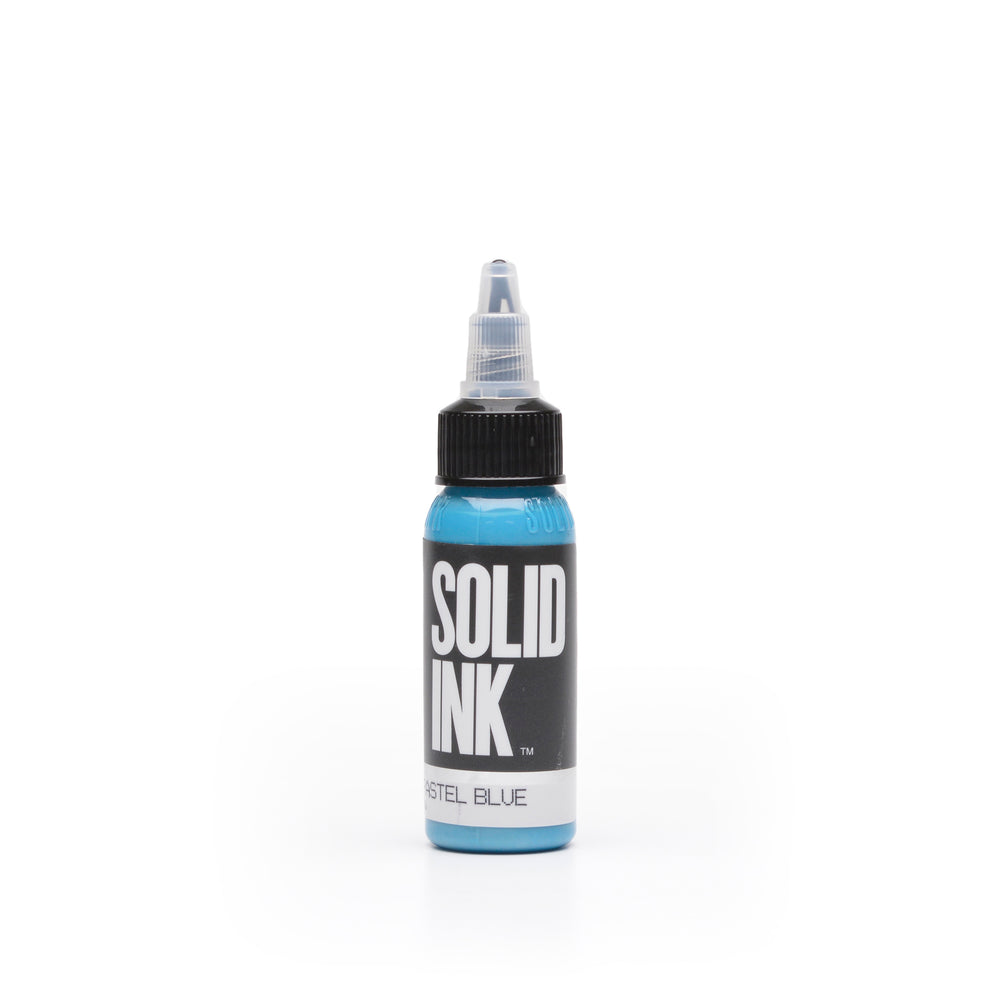 solid ink pastel blue 1 oz - Tattoo Supplies